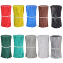 100PCS Oblate Gardening Cable Ties Reusable Iron Wire Twist Tie for Flower Plant Climbing Vines Multifunction Coated Fix Strings