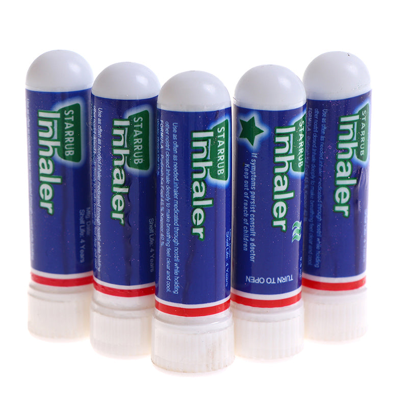 5 Pcs Nasal Essential Oils Rhinitis Mint Cream Refresh Nose Cold Cool Chinese Natural Herbal Ointment Nasal Inhaler