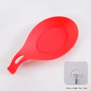 1pcs Non-Slip Insulation Pad Spoon Shelves Silicone Holder Cookware Tray High Temperature Resistant Collapsible Storage Plate
