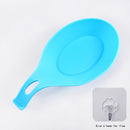 1pcs Non-Slip Insulation Pad Spoon Shelves Silicone Holder Cookware Tray High Temperature Resistant Collapsible Storage Plate