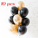 10/20 Star Confetti Balloons Metallic Confetti Latex Transparent Ballon Baby Shower Birthday Party Wedding Decoration Ball Globo