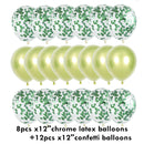 10/20 Star Confetti Balloons Metallic Confetti Latex Transparent Ballon Baby Shower Birthday Party Wedding Decoration Ball Globo