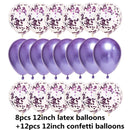 10/20 Star Confetti Balloons Metallic Confetti Latex Transparent Ballon Baby Shower Birthday Party Wedding Decoration Ball Globo