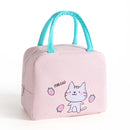 Lunch Bag Lunch Box Thermal Insulated Canvas Tote Pouch Kids School Bento Portable Dinner Container Picnic Food Storage Bags