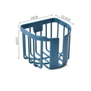 Punch-Free Toilet Paper Shelf Bathroom Kitchen Tissue Box Wall-Mounted Sticky Paper Storage Box Toilet Paper Holder Roll Paper