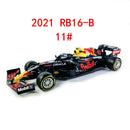Bburago 1:43 2021 F1 Red Bull Racing RB16B 33# Max Verstappen 11# Sergio Perez Formula one Simulation alloy super toy car model