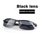 Universal Night Vision Glasses Sunglasses Men Outdoor Sport Sun Glasses Driver Goggles Black/Yellow Glasses for Night Driving