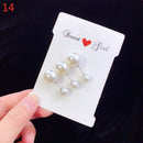 3Pcs/Set Double Pearl Brooch Pins Anti-fade Exquisite Elegant Brooches for Women Sweater Coat Summer Dress Decoration