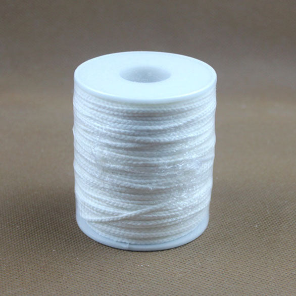 1 Roll 200 Feet 61M White Candle Wick Cotton Candle Woven Wick  For DIY Candle Making Material Smokeless Wax Pure Cotton Core