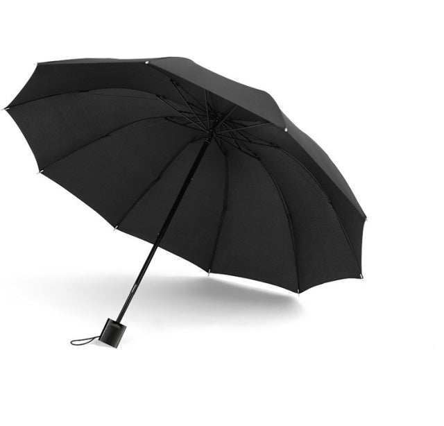 Xiaomi LED automatischer windfester Regenschirm mit reflektierendem Streifen-Rücklicht-Regenschirm Drei faltbare umgekehrte 10-Rippen-Regenschirme