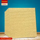 12PCS Self adhesive Waterproof TV Background Brick Wallpapers 3D Wall Sticker Living Room Wallpaper Mural Bedroom Decorative