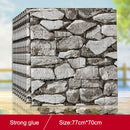 12PCS Self adhesive Waterproof TV Background Brick Wallpapers 3D Wall Sticker Living Room Wallpaper Mural Bedroom Decorative