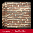 12PCS Self adhesive Waterproof TV Background Brick Wallpapers 3D Wall Sticker Living Room Wallpaper Mural Bedroom Decorative