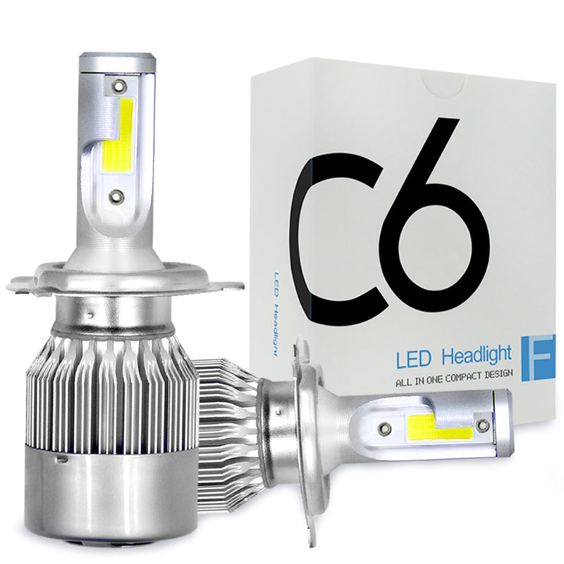 COOLFOX S2 C6 LED H4 H7 LED Scheinwerfer H1 H3 H11 H13 9004 9005 9006 9007 880 H27 Auto Glühbirnen Auto Lampe 12V 6000k
