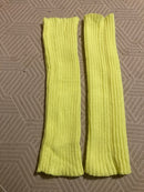 New Japanese Lolita Sweet Girl Leg Warmer Knit Socks Wool Ball Knitted Foot Cover Cosplay Women Autumn Winter  Heap Heap Socks