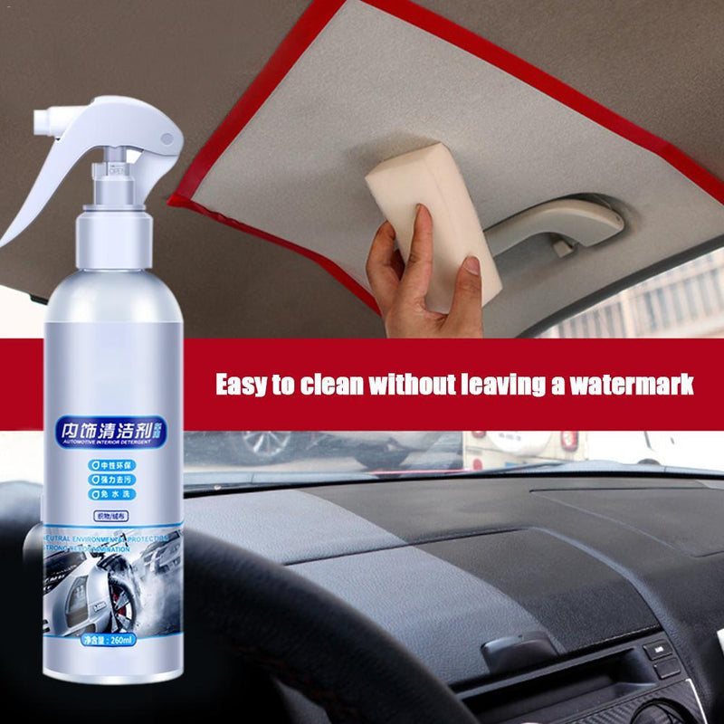 Auto-Innenreinigungsmittel Deckenreiniger Leder Flanell Gewebe Wasserfreies Reinigungsmittel Auto Roof Dash Cleaning Tool