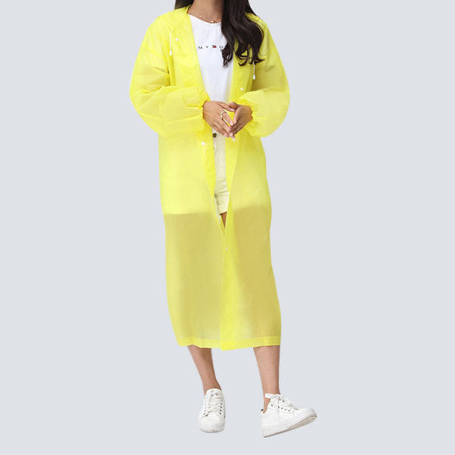 Mode EVA Kinder Regenmantel verdickter wasserdichter Regenmantel Kinder klarer transparenter Tour wasserdichter Regenbekleidungsanzug