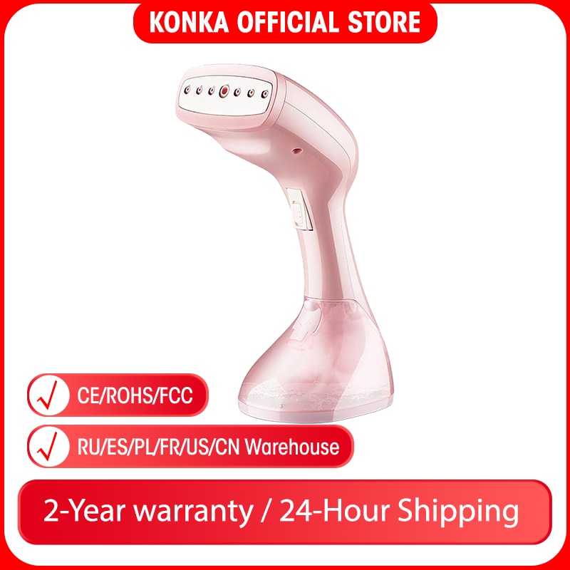 KONKA Handheld Steamer 1500W Leistungsstarker Garment Steamer Tragbare 15-Sekunden-Schnellheiz-Dampfbügelmaschine für Reisen zu Hause