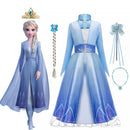 Frozen Mädchenkleid Elsa 2 Cosplay Kostüm Kinder Fancy Kinderkleider Prinzessin Vestidos Infantil Snow Queen Disney