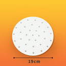 100pcs 9/8/7 Inch Air Fryer Liners Perforated Non-stick Mats Perforated Parchment Papers Steaming Basket Mat Baking for Kitchen