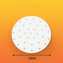 100pcs 9/8/7 Inch Air Fryer Liners Perforated Non-stick Mats Perforated Parchment Papers Steaming Basket Mat Baking for Kitchen
