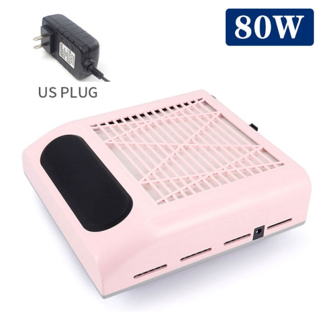 Nail Dust Collector Fan Vacuum Cleaner Manicure Machine Tools With Filter Strong Power Nail Art Tool Nail Vacuum Cleaner