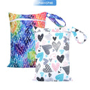 EezKoala Mini Wet Bag For Baby Cloth Diaper Bag For Menstrual Pads 18X25cm,Zipper Waterproof Reusable and Washable Wetbag