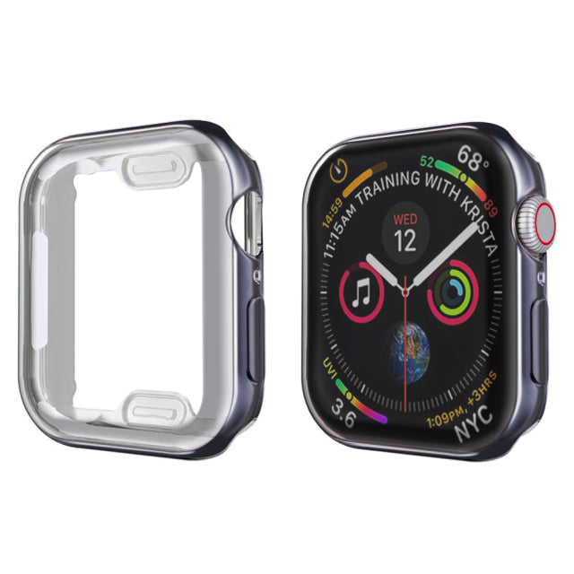 Screen Protector For Apple Watch case 45mm 41mm 44MM 40MM Full TPU bumper Cover 42mm 38MM accessories iwatch series 7 SE 6 5 4 3