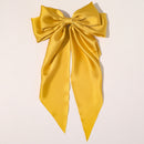 Neue Frauen große Schleife Haarnadel Sommer Chiffon großen Bowknot Fleck Schleife Haarspangen Frauen einfarbig Pferdeschwanz Clip Haarschmuck