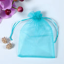 Wholesale 50pcs/lot  Adjustable Organza Bag 5x7cm 7x9cm 9x12cm 10x15cm Drawstring Jewelry Packaging Candy Wedding Gifts Pouches