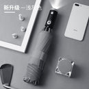 Xiaomi Automatic Umbrella with Reflective Stripe Reverse Led Light Umbrella Academy 10 Ribs 3-folding Inverted Umbrella
