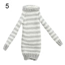 High Quality Knitted Multicolor Sweater Dress Tops Options Doll Clothes Accessories for Doll 11.5 inch - 12 inch Girl Toy