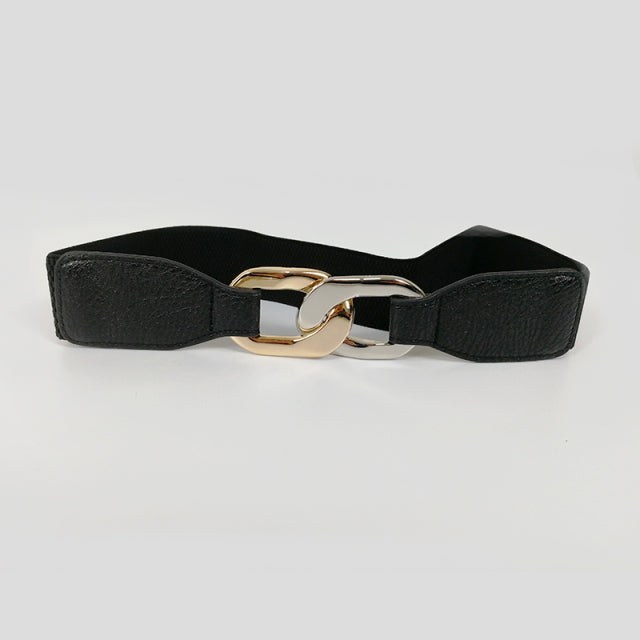 Cinturón de cadena de oro, cinturones elásticos de metal plateado para mujer, fajas elásticas para mujer, abrigo para mujer, cintura ketting riem
