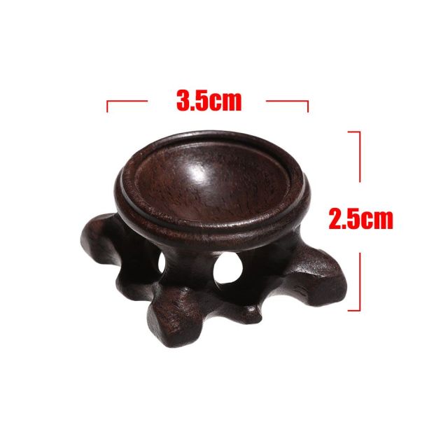 1pc Retro Acid Branch Wood Display Stand Base For Crystal Ball Holder Sphere Globe Stone Miniature Home Collection Durable Decor