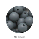 Cute-Idea 20Pcs Silicone Round Beads 9MM Baby Teething Chewable Beads DIY Baby Rodent Pacifier Chain Toys Accessories Baby Goods