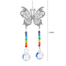 Chakra Crystal Chandelier Rainbow Prism Wind Chimes Pendant Rainbow Maker Hanging Chakra Cascade