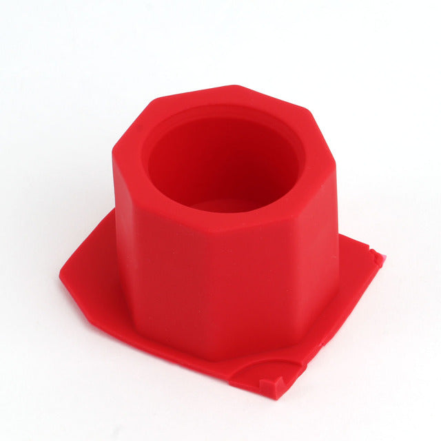 DIY runder geometrischer polygonaler Silikon-Blumentopf-Form-Keramik-Ton-Handwerks-Form-Epoxidharz-Beton-Formen-Kerzen-Topf-Form