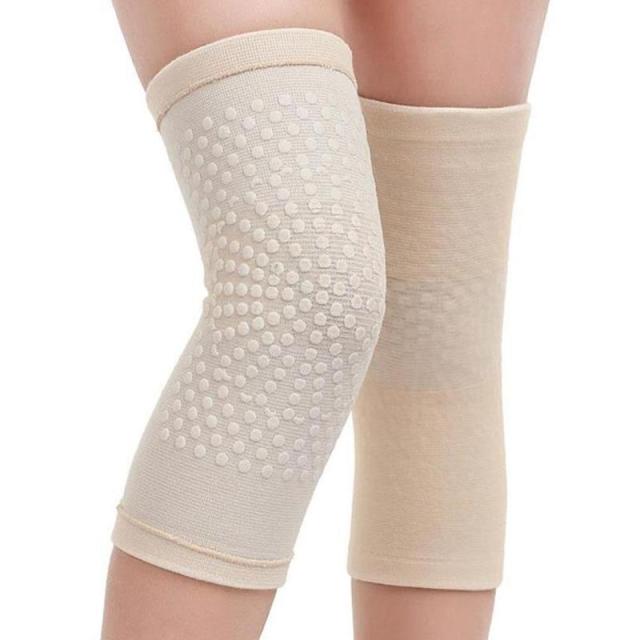 2pcs Tourmaline Self Heating Support Knee Pads Knee Brace Warm for Arthritis Joint Pain Relief and Injury Recovery