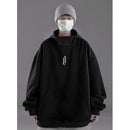 Autumn winter High collar hoodie loose comfortable Men&