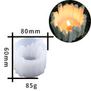 Moon Shape Wine Glass Tray Mold Candlestick Silicone Molds DIY Crystal Epoxy Resin Mould Ceramic Clay Casting Mold Home Decor