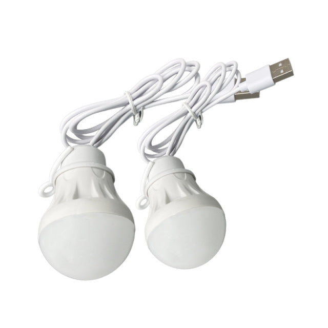 Linterna LED Lámpara portátil para acampar Mini bombilla 5V USB Power Book Light Lectura Estudiante Lámpara de mesa de estudio Super Birght para exteriores