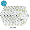 Reusable Menstrual Pads 6 pcs Women Washable Sanitary Napkin Pad Cotton Bamboo Charcoal Health Washable Menstrual Pad