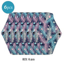 Reusable Menstrual Pads 6 pcs Women Washable Sanitary Napkin Pad Cotton Bamboo Charcoal Health Washable Menstrual Pad
