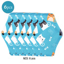 Reusable Menstrual Pads 6 pcs Women Washable Sanitary Napkin Pad Cotton Bamboo Charcoal Health Washable Menstrual Pad