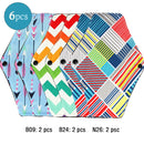 Reusable Menstrual Pads 6 pcs Women Washable Sanitary Napkin Pad Cotton Bamboo Charcoal Health Washable Menstrual Pad