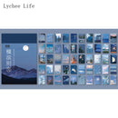 Lychee Life Flower Plants Washi Paper Note Stickers Sticky Scrapbooking Junk Journal Happy Planner Label Decoration