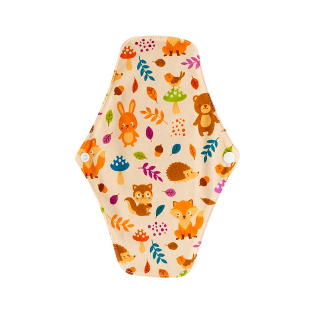 [1PCS]Washable Sanitary Napkin Bamboo Charcoal Towel Reusable Menstrual Pad Postpartum Gaskets Maternity Cloth Pads For Pregn