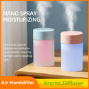 260ML Air Humidifier Ultrasonic Mini Aromatherapy Diffuser Portable Sprayer USB Essential Oil Atomizer LED Lamp for Home Car