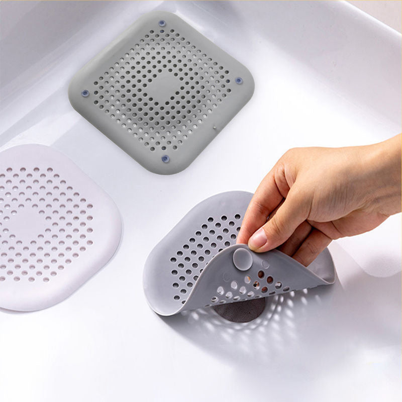 Haarfilter Waschbecken Antiblockiersieb Badewanne Dusche Bodenablaufstopfen Silikon Küche Deodorant Stecker Badezimmerzubehör