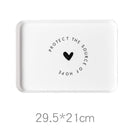 Exquisite Nordic Creative Multi-Function Rectangular Plastic Serving Tray Kitchen Organizer Home Kitchen Fruit Dessert Tray